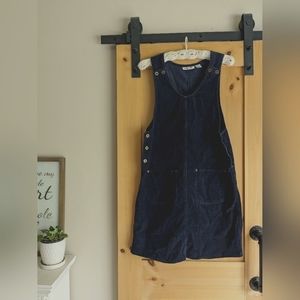 Vintage corduroy jumper dress